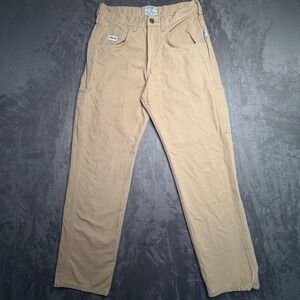 Tyndale FR Carpenter Pants Mens 31x30 Khaki Flame Resistant Arc Rated CAT 2 USA